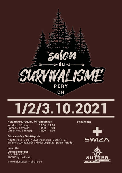 Salon du Survivalisme, Péry, Switzerland, 1-3 October 2021