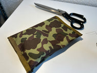 Fire Kit Pouch, USMC Frog Camo Green 500 Cordora w/ Tin