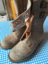 Charger l&#39;image dans la galerie, Boots, French Army Double Buckle Army 1950&#39;s Boots Size 43EU/9US
