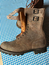 Charger l&#39;image dans la galerie, Boots, French Army Double Buckle Army 1950&#39;s Boots Size 43EU/9US
