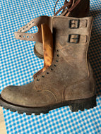 Boots, French Army Double Buckle Army 1950's Boots Size 43EU/9US