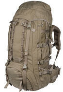 Backpack, Karrimor Backpack Sabre 60-100 liters Coyote w/ 2x Karrimor PLCE Sabre Side Pockets