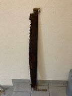 Tools, Swiss Antique Double handle Cross Cut Saw