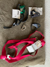 Charger l&#39;image dans la galerie, Accessories, Mountaineering, Selection of Harnesses, carabiners, and ascension devices (* This is sold as a complete assembly.)
